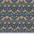 William Morris Kelmscott Fabric: Strawberry Thief Navy (per 1/4 metre)
