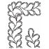 Quilt Stencil  4.5" Full Feather Border