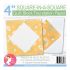 Foundation Piecing Papers: 4 inch Square in a Square Quilt Block Foundation Piecing Papers: 4 inch Square in a Square Quilt Block