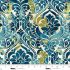 You Damask!: Damask Teal 118" Wide Quilt Back
