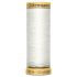 Gutermann Natural Cotton 50 Weight Thread 100m 5709, White