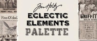 Tim Holtz Eclectic Elements Palette Charcoal