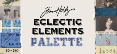 Tim Holtz Eclectic Elements Palette Indigo