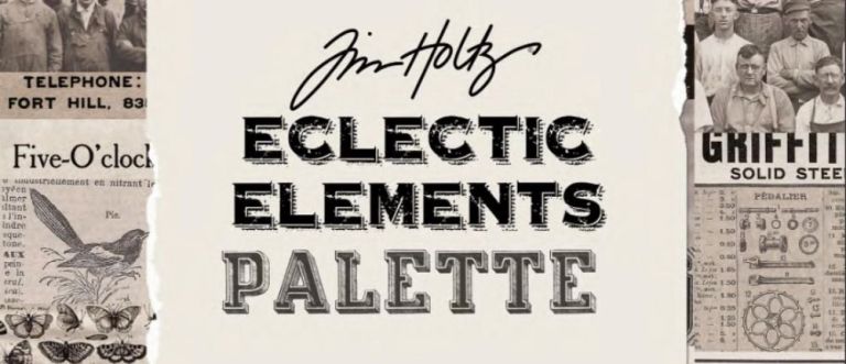 Tim Holtz Eclectic Elements Palette Charcoal