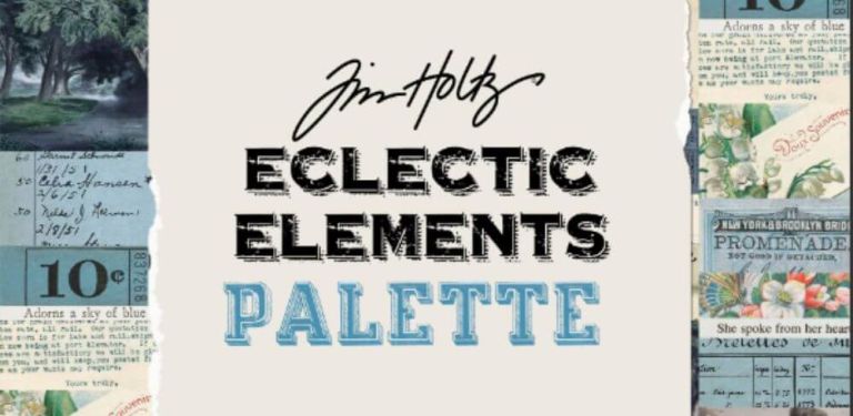 Tim Holtz Eclectic Elements Palette Blue