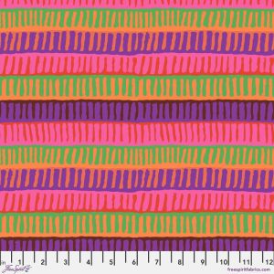 Kaffe Fassett Collective Fabric Zipper Stripe, Red |
