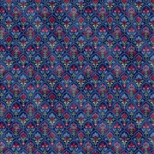 Pomegranate fabric, Scallop, Navy | 