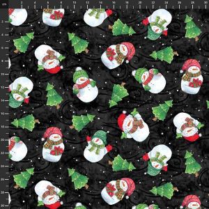 Designer Christmas fabrics, Feeling Frosty | 