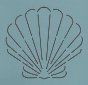 Quilt Stencil 5" Scallop |