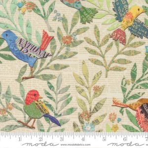 Paper Hamlet fabric, Birdy, Paper | 