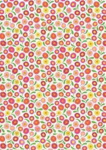 Spring Treats Fabric: Daisies on Cream | 