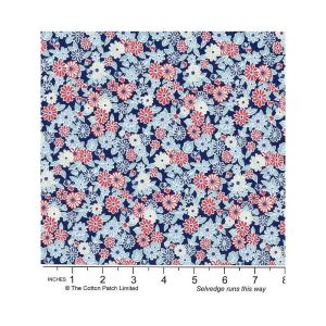 Liberty Arthur's Garden fabric: Charming Chrysanthemums | 