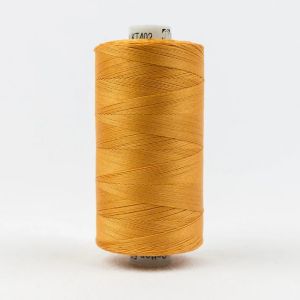 Konfetti Thread: 50wt 3 ply 100% Cotton. 1000m Spool Drab Orange | 
