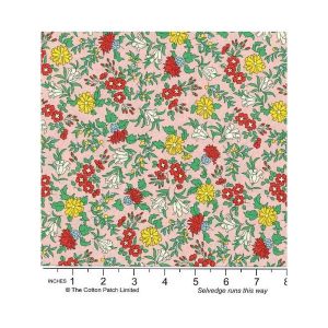 Liberty Woodland Walk fabric, Nature's Garden, Pink | 