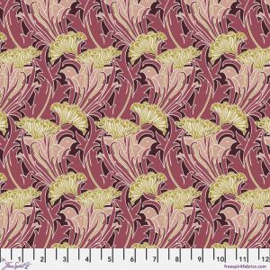 Lodden fabric: Laceflower, Wine | 