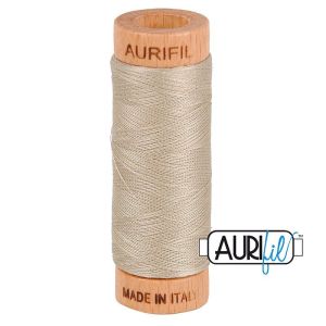 Aurifil 80 Cotton Thread 5011 Rope Beige | 