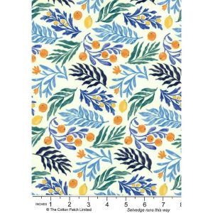 Cyprus Fabric: Tossed Sprigs & Fruit |