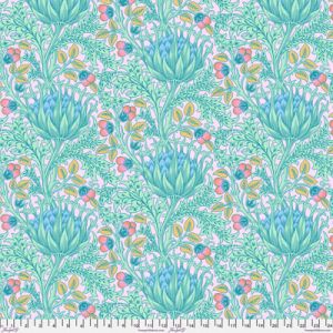 Kaffe Fassett x Morris & Co Fabric: Artichoke Lavender |