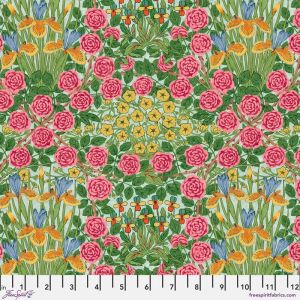 Bedford Park fabric: Campanula, Seaglass | 
