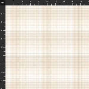 One S1ster Yarn Dyes Fabrics: Ombre Plaid, Cream | 