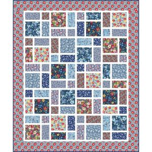 Liberty Winter Floral Pathways Quilt Kit | 