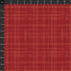One S1ster Yarn Dyes Fabrics: Space Dyed Plaid, Red | 