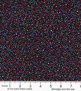 Quilters Coordinates fabric: Dots and Dots, Multi Cool | 