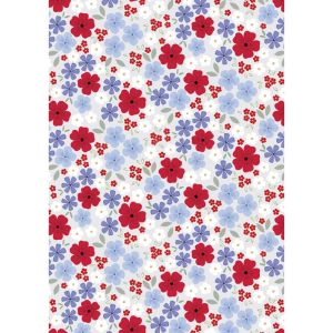 Forever Blooms fabric: Floral Palette, Bright Grey | 