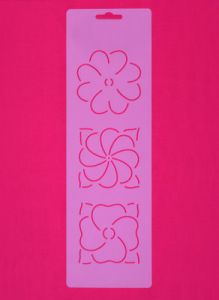 Quilt Stencil 3" Flowers Mini Block |