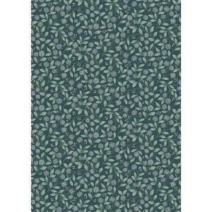 Sky Garden fabric: Ivy Trail, Deep Teal | 
