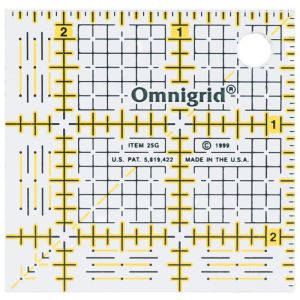 Omnigrid 2.5" x 2.5" Mini Square with Grid | 
