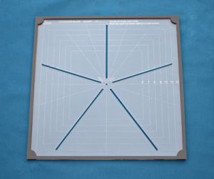 Westalee Ruler Crosshair Square 12.5" 5 Point | 
