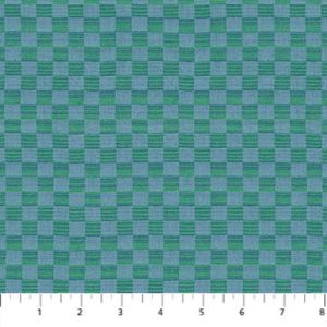 Check Mates fabric: Gameboard Cheery, Sea | 
