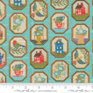 Paper Hamlet fabric, Frames, Sky | 