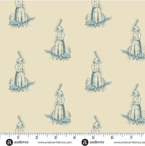 Farmer's Daughter fabric, Farmer's Daughter, Butternut |