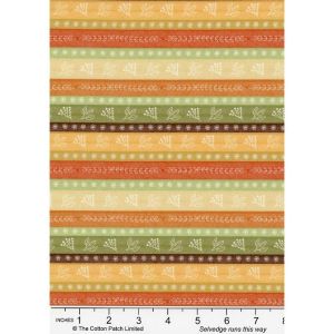 Simple Stripes fabric: Harvest Stripe, Multi | 