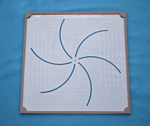 Westalee Spiral Crosshair Square 12.5" 6 point | 