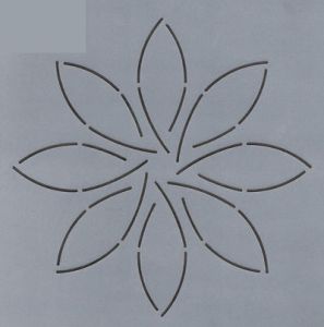 Quilt Stencil 5" Pinwheel |