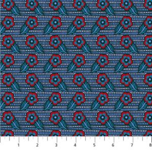 Shooting Star fabric: Woodcarving, Indigo Vintage | 