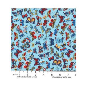 Liberty Collectors Home fabric: Kaleidoscope, Sky | 