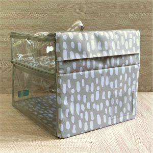 Scubl Storage Box Beige and White |