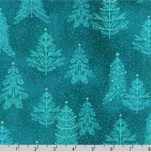 Peaceful fabric: Trees, Spruce | 
