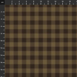 One S1ster Yarn Dyes Fabrics: Ombre Windows Plaid, Tobacco Brown | 