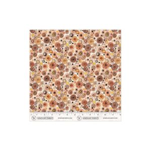 Flora and Form fabric: Dotty, Fire Opal | 