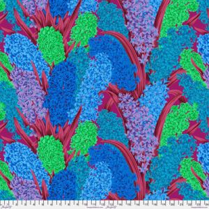 Philip Jacobs Fabric: Hyacinthus Blue (per 1/4 metre) |