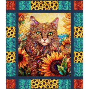 Sonny in the Sunflowers Panel Quilt Kit | 