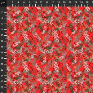 Designer Christmas fabrics, Mia Charro, Scattered Pines | 