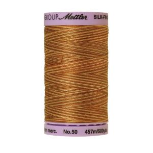 Mettler 50 Variegated Cotton Thread 9853, Iced Coffee | 