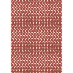 Cosy Home fabric: Flower Chains on Cosy Red | 