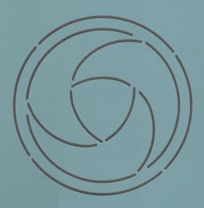 Quilt Stencil 5" Oriental Ball |